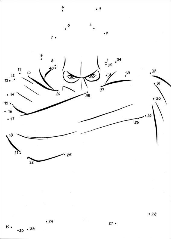Dessin à colorier: Batman (Super-héros) #77195 - Coloriages à imprimer