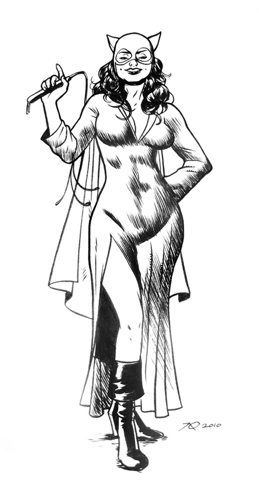 Dessin à colorier: Catwoman (Super-héros) #78085 - Coloriages à Imprimer Gratuits