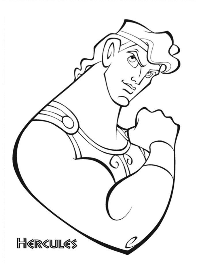 Dessin à colorier: Hercule (Super-héros) #84149 - Coloriages à Imprimer Gratuits