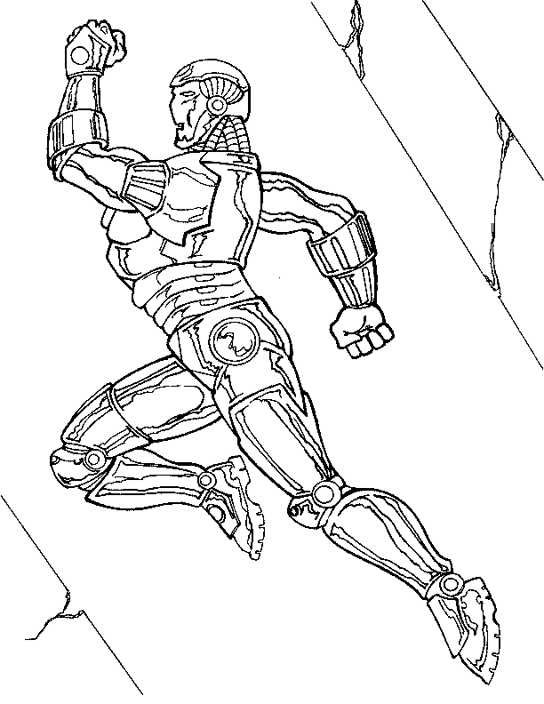 Dessin à colorier: Iron Man (Super-héros) #80583 - Coloriages à Imprimer Gratuits