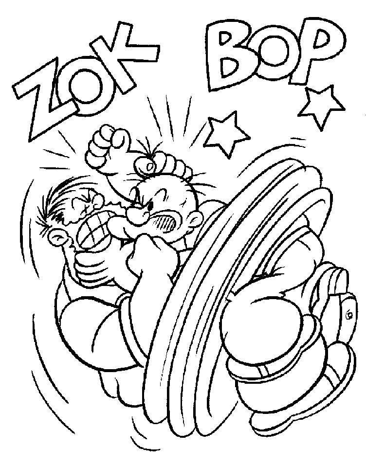 Dessin à colorier: Popeye (Super-héros) #84731 - Coloriages à Imprimer Gratuits