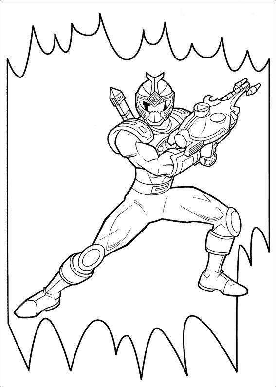 Dessin à colorier: Power Rangers (Super-héros) #49959 - Coloriages à Imprimer Gratuits