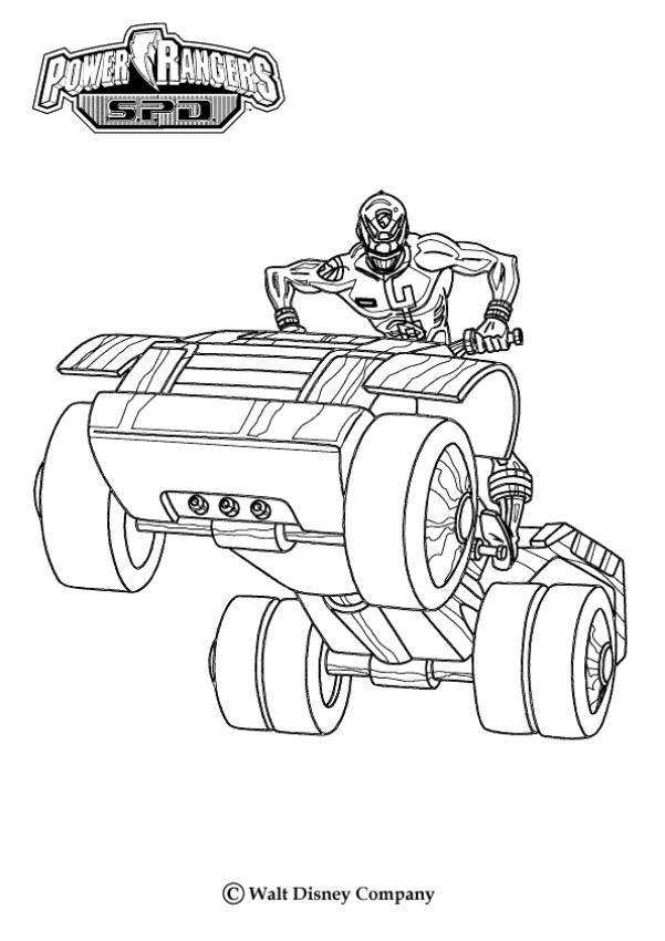 Dessin à colorier: Power Rangers (Super-héros) #49964 - Coloriages à imprimer
