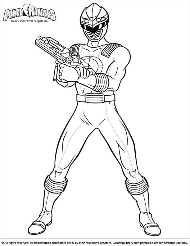 Dessin à colorier: Power Rangers (Super-héros) #49997 - Coloriages à Imprimer Gratuits