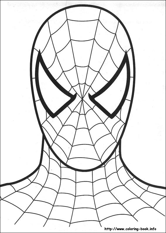 Dessin à colorier: Spiderman (Super-héros) #78642 - Coloriages à imprimer
