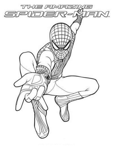 Coloriage Super Héros Spider-Man Attrape les Voleurs