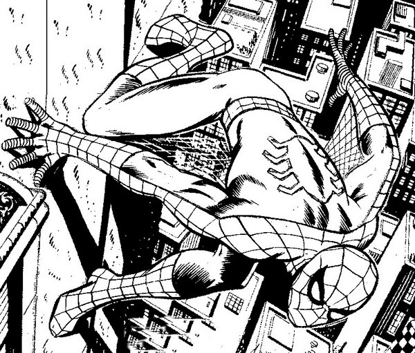 Dessin à colorier: Spiderman (Super-héros) #78780 - Coloriages à Imprimer Gratuits