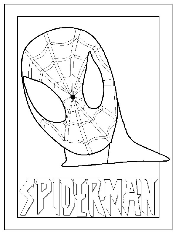 Dessin à colorier: Spiderman (Super-héros) #78807 - Coloriages à Imprimer Gratuits