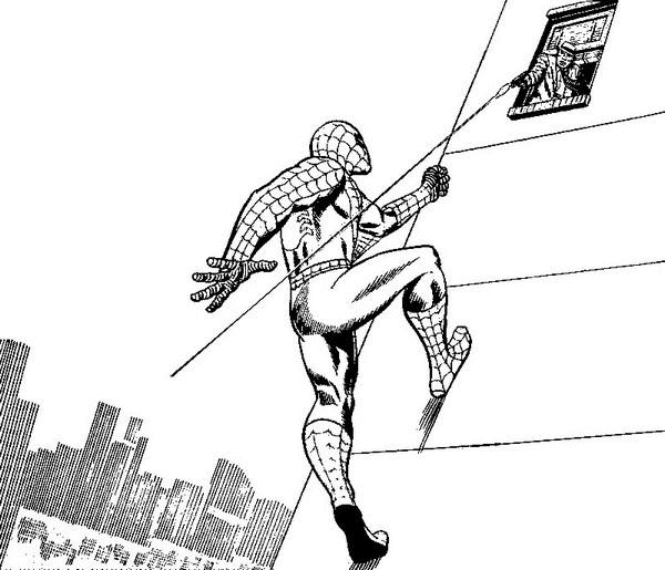 Dessin à colorier: Spiderman (Super-héros) #78894 - Coloriages à Imprimer Gratuits