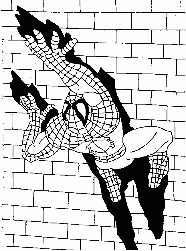 Dessin à colorier: Spiderman (Super-héros) #78901 - Coloriages à Imprimer Gratuits
