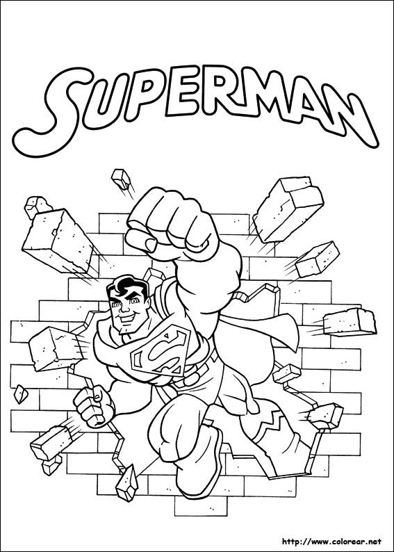 Dessin à colorier: Super Héros DC Comics (Super-héros) #80151 - Coloriages à Imprimer Gratuits