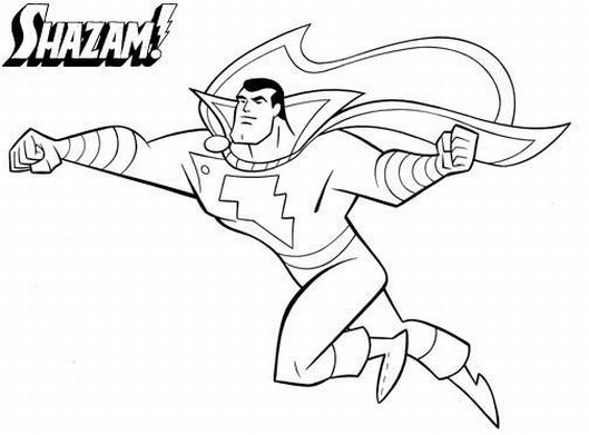 Dessin à colorier: Super Héros DC Comics (Super-héros) #80177 - Coloriages à Imprimer Gratuits
