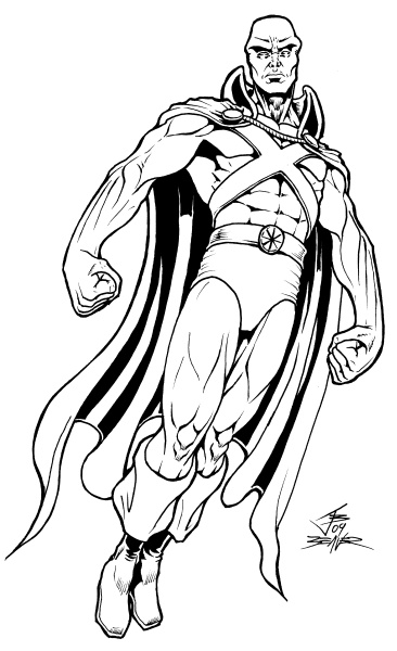 Dessin à colorier: Super Héros DC Comics (Super-héros) #80196 - Coloriages à Imprimer Gratuits