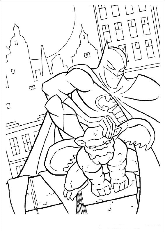 Dessin à colorier: Super Héros DC Comics (Super-héros) #80207 - Coloriages à Imprimer Gratuits