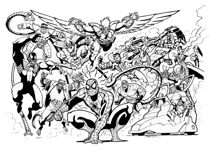 Dessin à colorier: Super Héros DC Comics (Super-héros) #80279 - Coloriages à Imprimer Gratuits