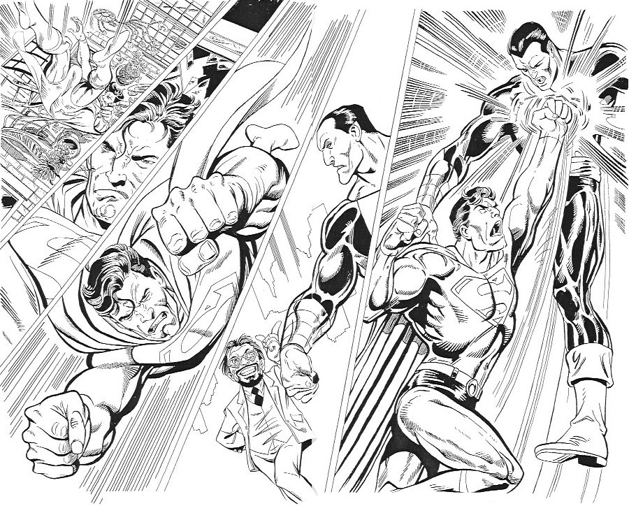 Dessin à colorier: Super Héros DC Comics (Super-héros) #80290 - Coloriages à imprimer