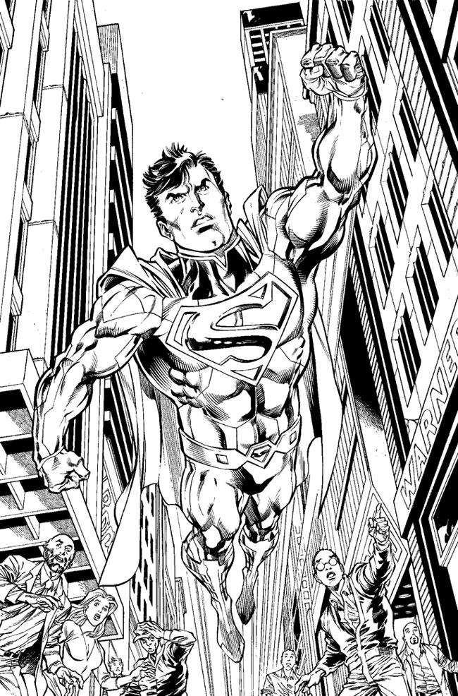 Dessin à colorier: Super Héros DC Comics (Super-héros) #80367 - Coloriages à Imprimer Gratuits