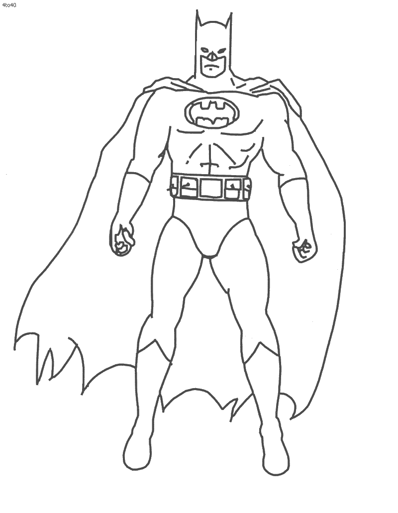 Dessin à colorier: Super Héros DC Comics (Super-héros) #80381 - Coloriages à Imprimer Gratuits