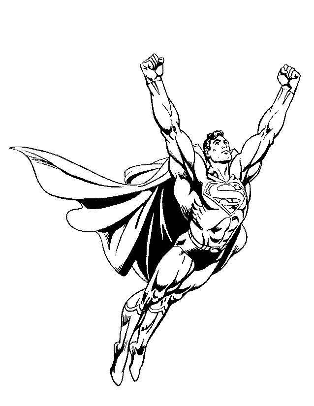 Dessin à colorier: Super Héros DC Comics (Super-héros) #80403 - Coloriages à Imprimer Gratuits