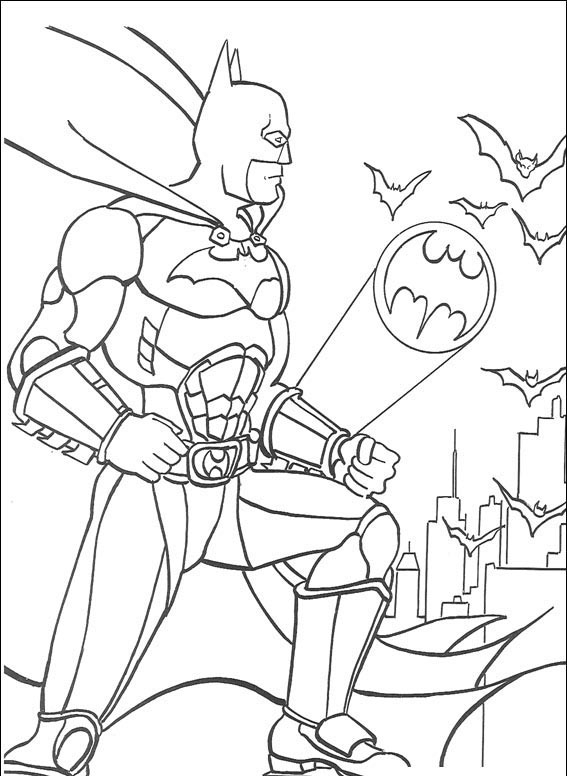 Dessin à colorier: Super Héros DC Comics (Super-héros) #80405 - Coloriages à Imprimer Gratuits