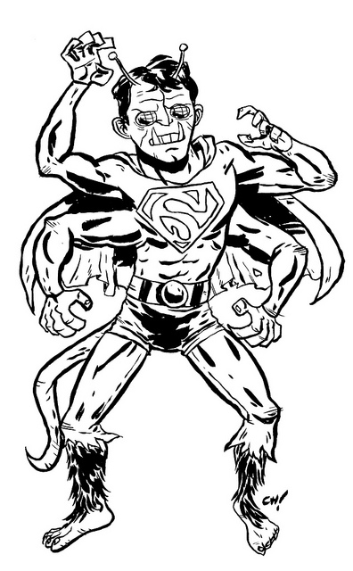 Dessin à colorier: Super Héros DC Comics (Super-héros) #80441 - Coloriages à Imprimer Gratuits
