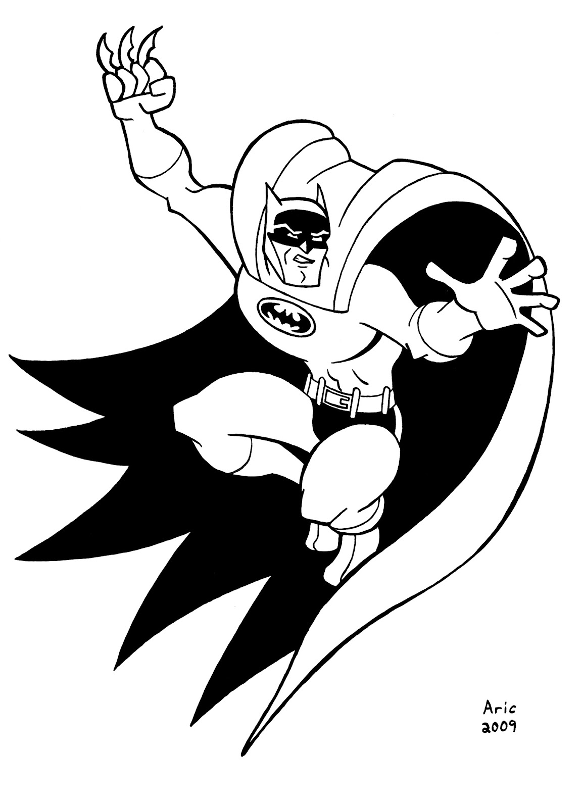 Dessin à colorier: Super Héros DC Comics (Super-héros) #80459 - Coloriages à imprimer