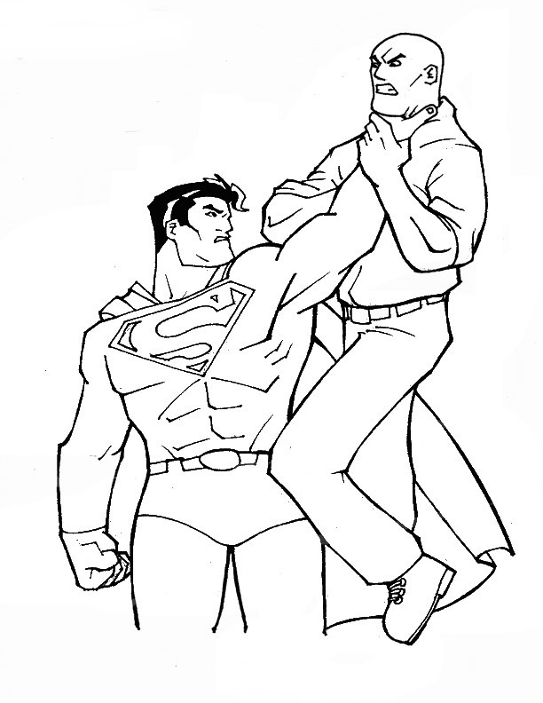 Dessin à colorier: Super Héros DC Comics (Super-héros) #80508 - Coloriages à Imprimer Gratuits