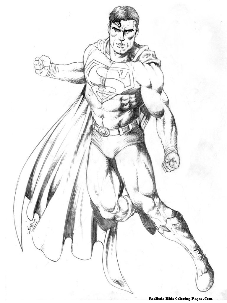 Dessin à colorier: Super Héros DC Comics (Super-héros) #80519 - Coloriages à Imprimer Gratuits