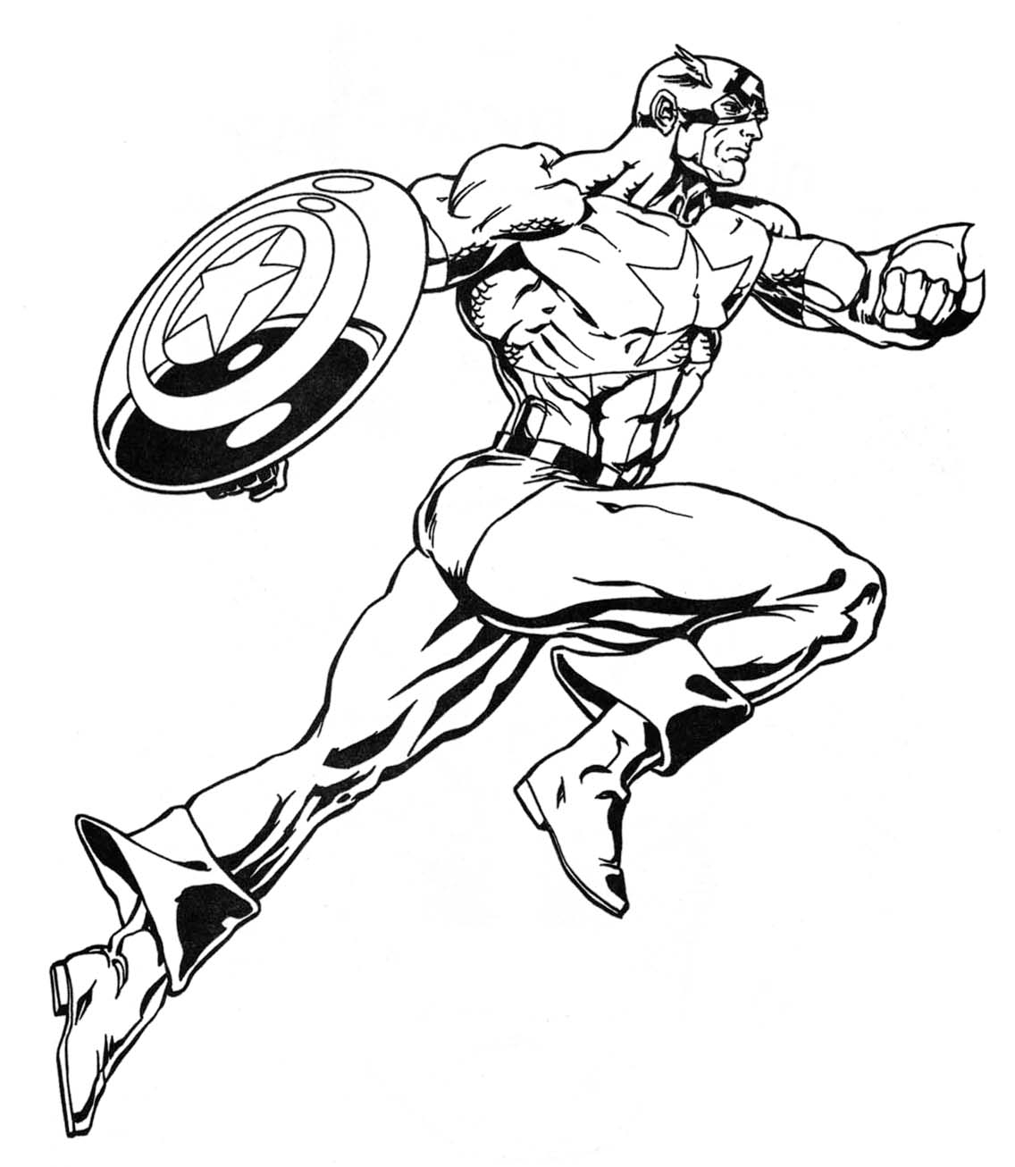 Dessin à colorier: Super Héros Marvel (Super-héros) #79598 - Coloriages à Imprimer Gratuits