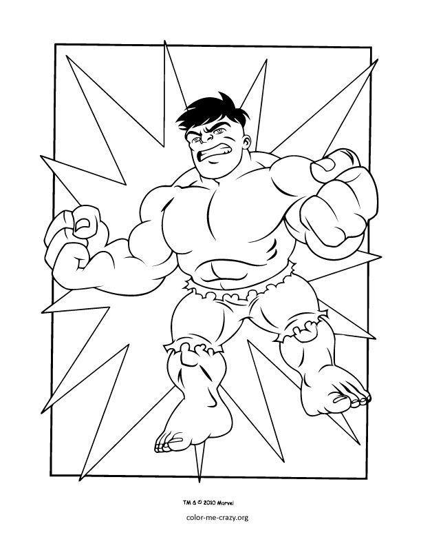 Dessin à colorier: Super Héros Marvel (Super-héros) #79623 - Coloriages à Imprimer Gratuits