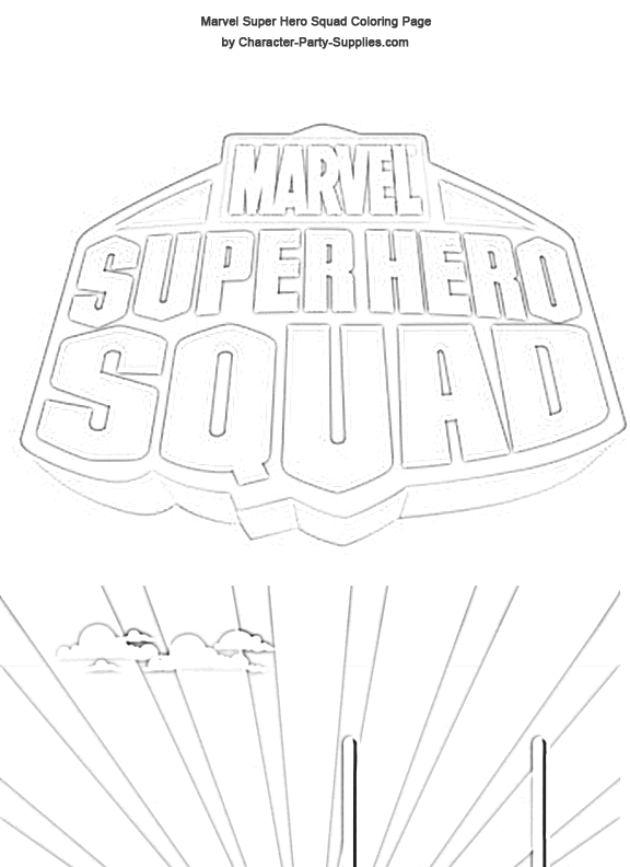 Dessin à colorier: Super Héros Marvel (Super-héros) #79682 - Coloriages à Imprimer Gratuits