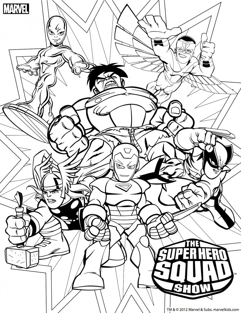 Dessin Super Heros Marvel 79717 Super Heros A Colorier Coloriages A Imprimer
