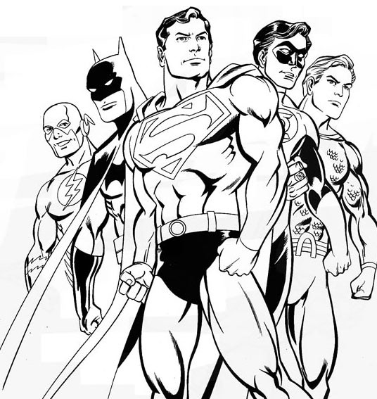 Dessin à colorier: Super Héros Marvel (Super-héros) #79797 - Coloriages à imprimer