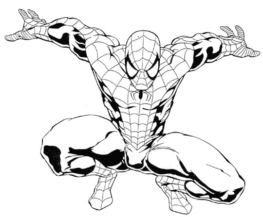 Dessin à colorier: Super Héros Marvel (Super-héros) #79847 - Coloriages à Imprimer Gratuits