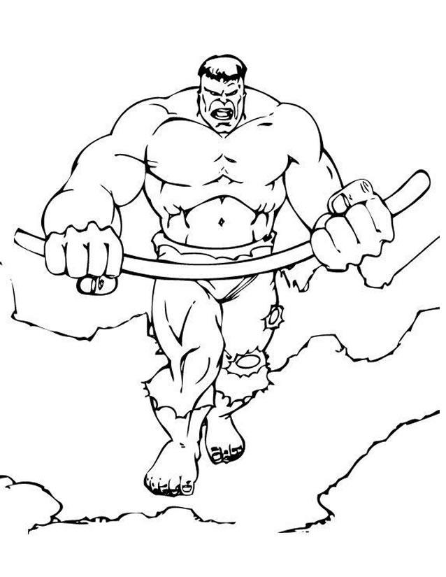 Dessin à colorier: Super Héros Marvel (Super-héros) #79897 - Coloriages à imprimer