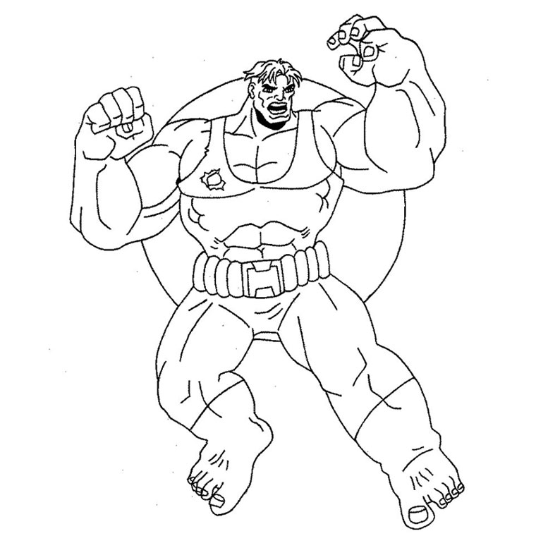 Dessin à colorier: Super Héros Marvel (Super-héros) #79943 - Coloriages à Imprimer Gratuits