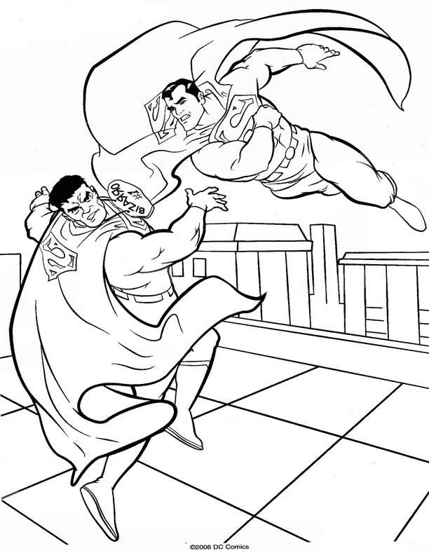 Dessin à colorier: Superman (Super-héros) #83704 - Coloriages à Imprimer Gratuits