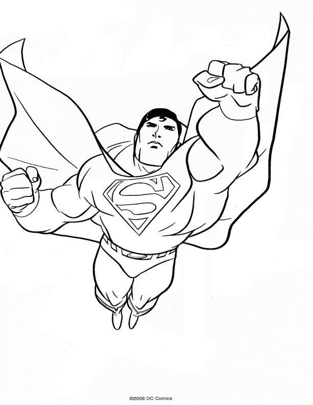 Dessin à colorier: Superman (Super-héros) #83716 - Coloriages à Imprimer Gratuits