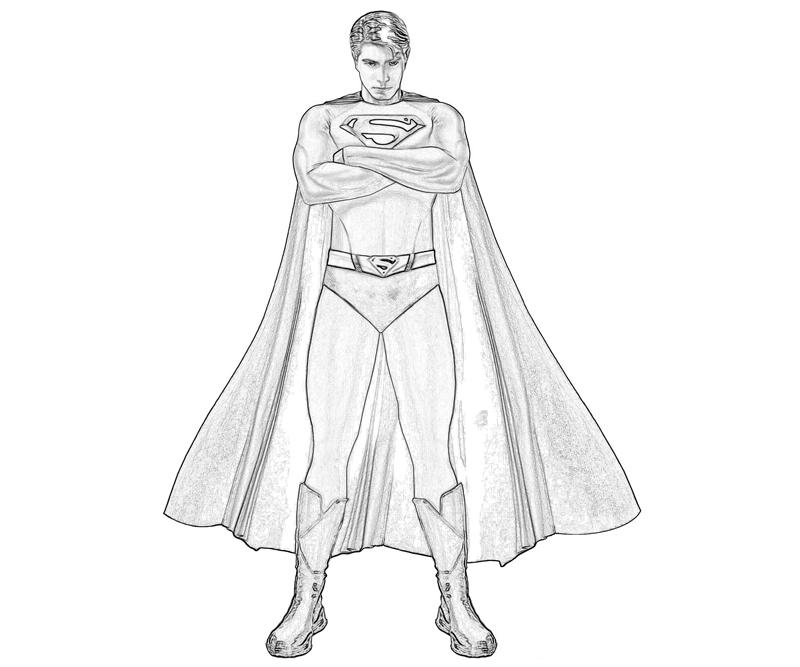 Dessin à colorier: Superman (Super-héros) #83730 - Coloriages à Imprimer Gratuits