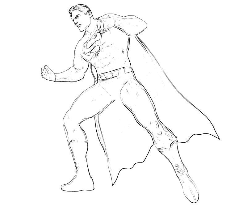Dessin à colorier: Superman (Super-héros) #83731 - Coloriages à Imprimer Gratuits