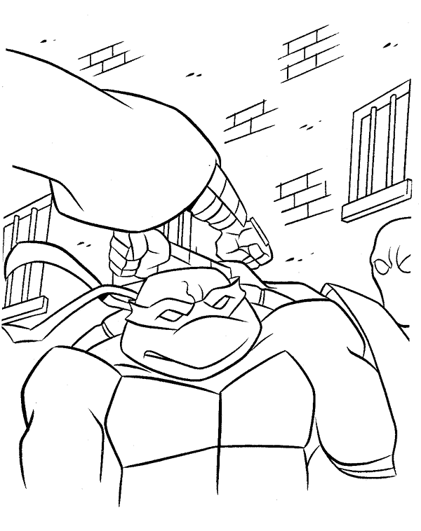 Dessin à colorier: Tortues Ninja (Super-héros) #75602 - Coloriages à Imprimer Gratuits