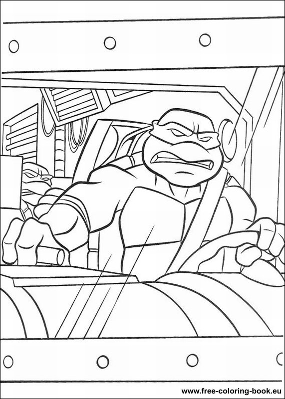 Dessin à colorier: Tortues Ninja (Super-héros) #75664 - Coloriages à Imprimer Gratuits