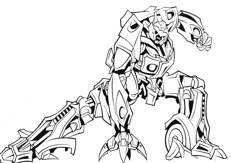 Dessin à colorier: Transformers (Super-héros) #75104 - Coloriages à Imprimer Gratuits