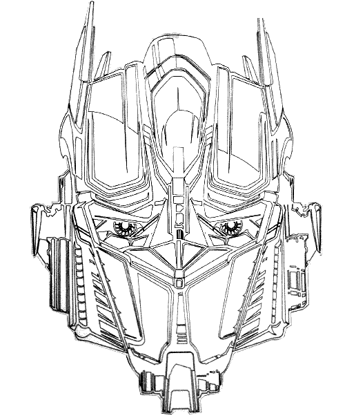 Dessin à colorier: Transformers (Super-héros) #75112 - Coloriages à Imprimer Gratuits