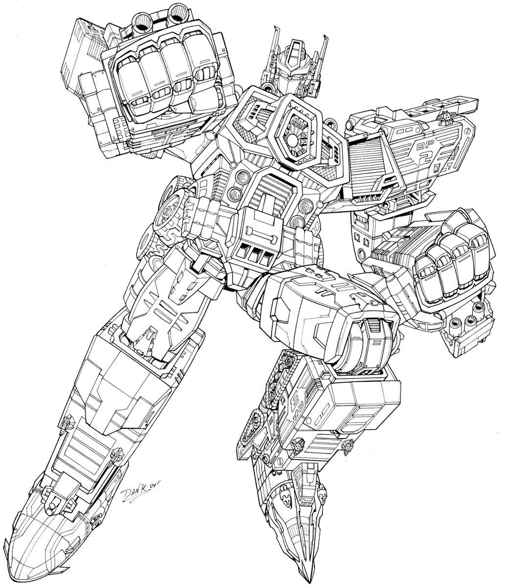 Dessin à colorier: Transformers (Super-héros) #75127 - Coloriages à Imprimer Gratuits