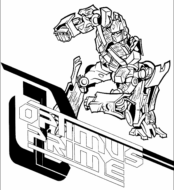 Dessin à colorier: Transformers (Super-héros) #75150 - Coloriages à Imprimer Gratuits