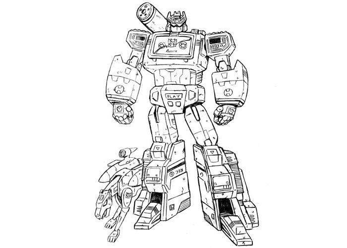 Dessin à colorier: Transformers (Super-héros) #75152 - Coloriages à Imprimer Gratuits