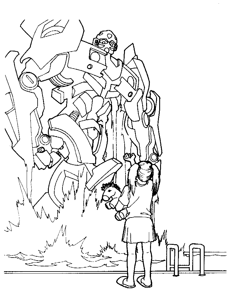 Dessin à colorier: Transformers (Super-héros) #75159 - Coloriages à Imprimer Gratuits