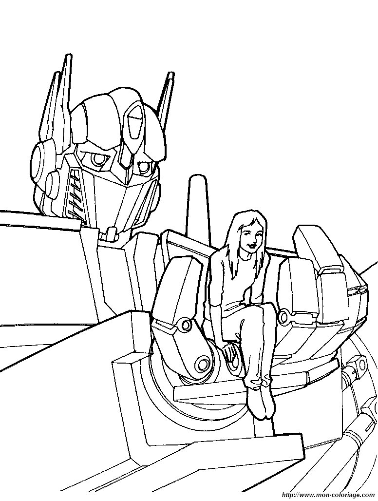 Dessin à colorier: Transformers (Super-héros) #75163 - Coloriages à Imprimer Gratuits