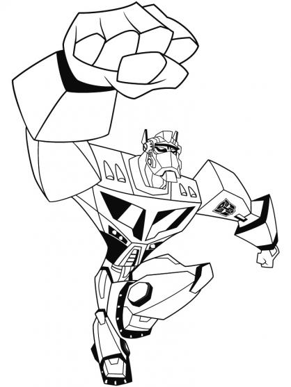 Dessin à colorier: Transformers (Super-héros) #75249 - Coloriages à Imprimer Gratuits